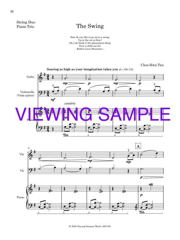 Through the Windowpane for String Duo and Piano Trio - Image 6